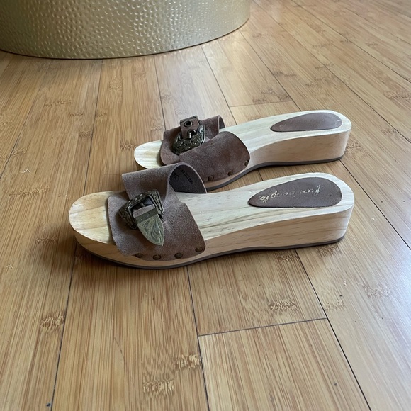 **SOLD** Free people westtown slide clog sandals - Picture 3 of 4